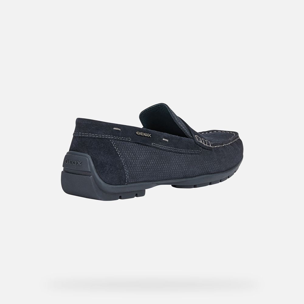 Mocassins Geox Homem Azul Marinho - Moner 2Fit - COZJQ0498